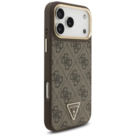 GUESS ETUI DO IPHONE 17 PRO MAX MAGSAFE LOGO TRIANGLE Z OCHRONĄ ANTY