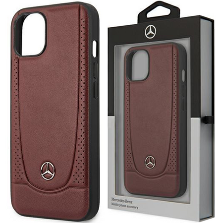 Mercedes MEHCP14MARMRE iPhone 14 Plus 6,7" czerwony/red hardcase Leather Urban Bengale