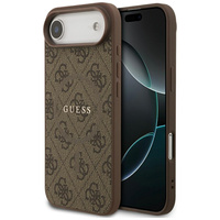 Etui Guess 4G Ring Classic Logo MagSafe  do iPhone Air brązowy