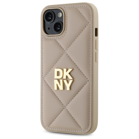 DKNY ETUI DO IPHONE 14 6.1 QUILTED STACK LOGO HARDCASE POKROWIEC