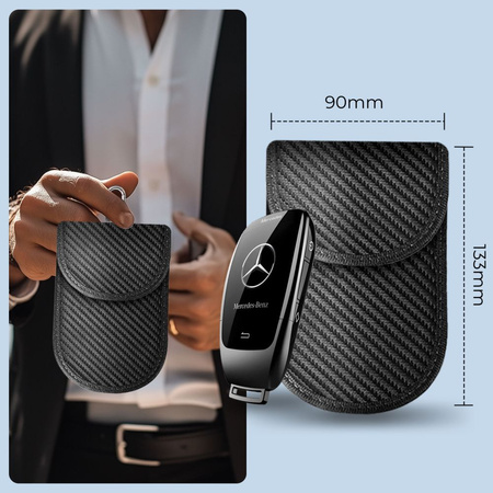 TECH-PROTECT KLATKA FARADAYA POKROWIEC DO KLUCZY RFID SIGNAL BLOCKER