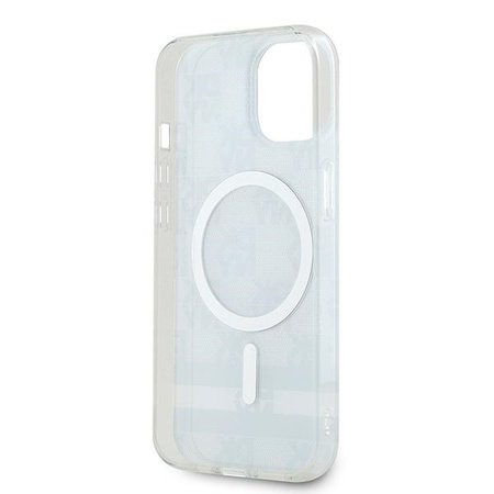 DKNY ETUI HARDCASE DO IPHONE 15 PLUS 14 PLUS 6.7 IML CHECKERED MONO