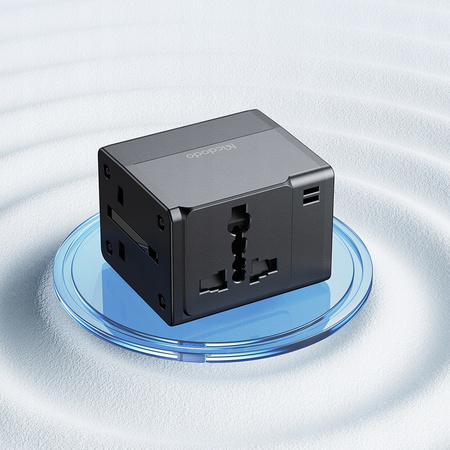 MCDODO ŁADOWARKA USB ADAPTER PRZEJŚCIÓWKA ANGIELSKA WTYCZKA USA UK EU US