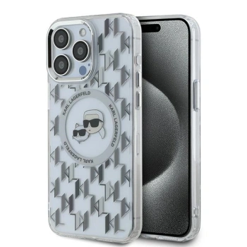 KARL LAGERFELD ETUI CASE POKROWIEC HARDCASE DO IPHONE 15 PRO DO MAGSAFE