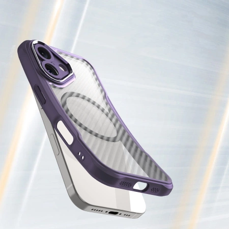 HURTEL ETUI DO IPHONE 16 SILIKONOWE LEADING SERIES Z DO MAGSAFE WYSOKA