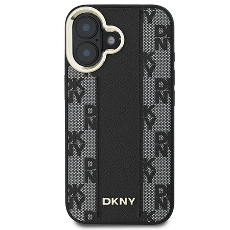 DKNY ETUI CASE DO IPHONE 16 PLUS 6,7 CHECKERED HARDCASE ZAMKNIĘCIE