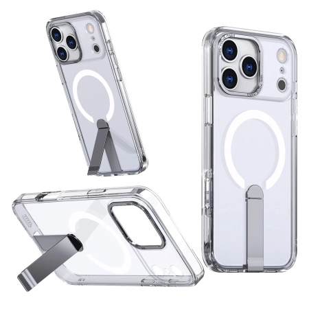 HURTEL ETUI HYBRID ARMOR X DO IPHONE 17 PRO Z PODSTAWKĄ KOMBATYBILNE