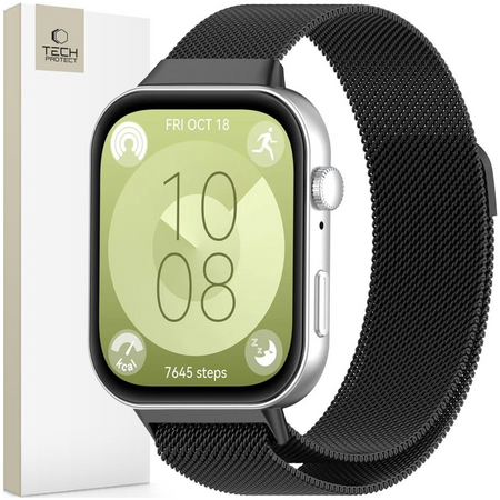 TECH-PROTECT MILANESEBAND HUAWEI WATCH FIT 3 BLACK