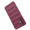 Magic Shield Case etui do Samsung Galaxy A13 5G elastyczny pancerny pokrowiec burgundowy