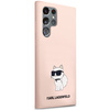 KARL LAGERFELD ETUI HARDCASE DO SAMSUNG S23 ULTRA S918 SILICONE CHOUPETTE