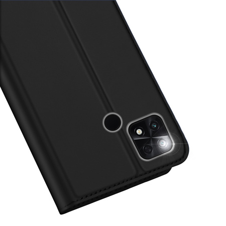 Dux Ducis Skin Pro etui Xiaomi Poco C40 pokrowiec z klapką portfel na kartę podstawka czarne