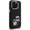 Etui Karl Lagerfeld Silicone             Karl&Choupette Sketch MagSafe do iPhone 16 Pro czarny