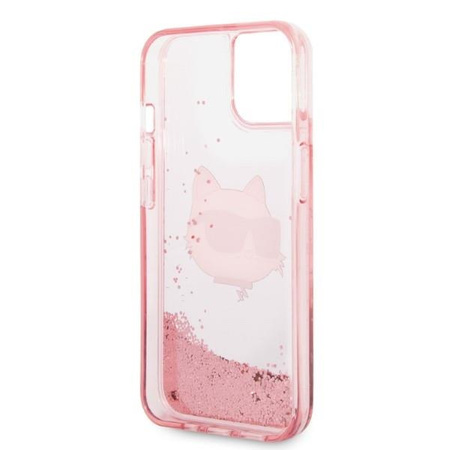 Karl Lagerfeld KLHCP14MLNCHCP iPhone 14 Plus 6,7" różowy/pink hardcase Glitter Choupette Head