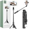 TECH-PROTECT SELFIE STICK STATYW LED LIGHT BLUETOOTH DO SMARTFONÓW CZARNY