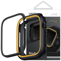 UNIQ etui Moduo Apple Watch Series  4/5/6/7/8/SE 40/41mm czarny-musztardowy/midnight-mustard