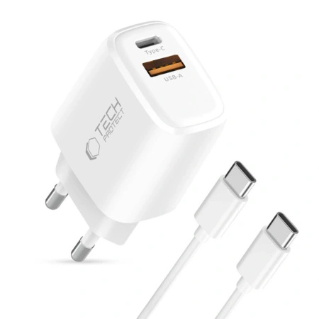 TECH-PROTECT ŁADOWARKA SIECIOWA NCA30 PD 30W QC3.0 USB-A USB-C DO
