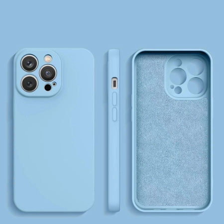 HURTEL SILICONE CASE ETUI DO IPHONE 14 PLUS POKROWIEC SILIKONOWY Z OCHRANĄ