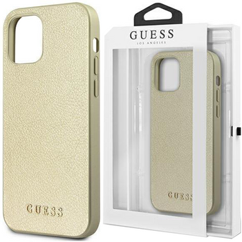 Guess GUHCP12LIGLGO iPhone 12 Pro Max 6,7" złoty/gold hardcase Iridescent