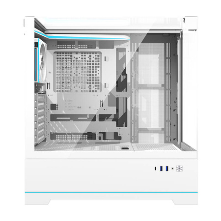 DARKFLASH OBUDOWA DY450 PRO DO PC ATX MICRO ATX Z WENTYLATOREM BIAŁA DESIGN