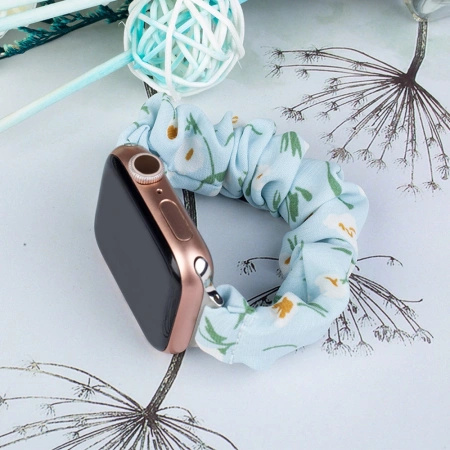 HURTEL MATERIAŁOWY PASEK DO APPLE WATCH 7 6 5 4 3 2 SE 41 40 38MM NA GUMCE