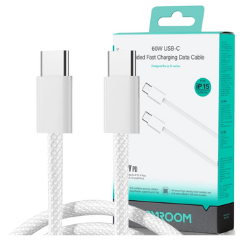 JOYROOM KABEL USB-C DO USB-C 60W DO TELEFONÓW TABLETÓW LAPTOPÓW 1M OPLOT