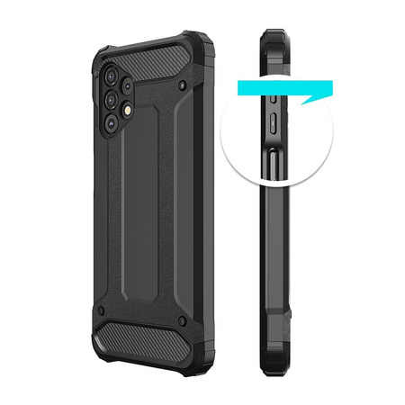Hybrid Armor pancerne hybrydowe etui pokrowiec Samsung Galaxy A32 5G czarny