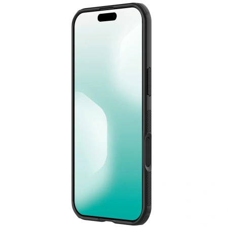 Etui Nillkin Super Frosted Shield Pro kompatybilne z MagSafe na iPhone 17 Air - przezroczyste czarne