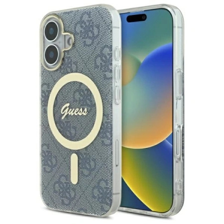GUESS ETUI HARD CASE DO IPHONE 16 6.1 DO MAGSAFE Z 4G I IMPRINT TECHNOLOGIA