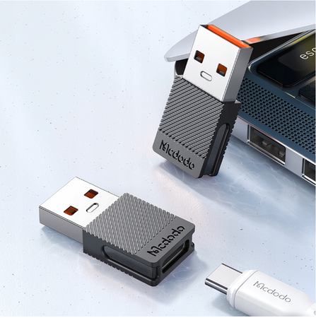 MCDODO ADAPTER PRZEJŚCIÓWKA USB-A DO USB-C NA USB SZYBKIE ŁADOWANIE 5A OTG