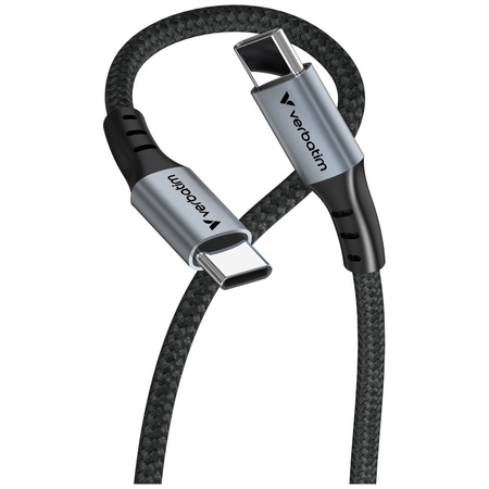 Kabel Verbatim Sync & Charge USB-C do    USB-C QC PD 60W 120cm czarny 31845