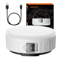 SUPERFIRE LAMPA KEMPINGOWA T25 400LM DO KAMPINGU PODRÓŻY LED ZASILANIE USB
