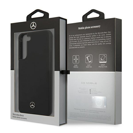 Mercedes MEHCS22MSILBK S22+ S906 czarny/black hardcase Silicone
