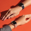 UNIQ pasek Aspen Apple Watch 40/38/41mm Series 4/5/6/7/8/SE/SE2 Braided DE różowy/citrus pink