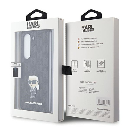 KARL LAGERFELD ETUI HARDCASE DO SAMSUNG Z FOLD5 SAFFIANO MONOGRAM IKONIK