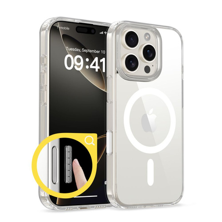 TECH-PROTECT ETUI HYBRYDOWE DO IPHONE 16 PRO DO MAGSAFE LEKKIE I WYTRZYMAŁE