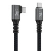 Kabel kątowy Wozinsky WPS3-UY41S USB-C USB4 40Gb/s 240W 1m 4K - czarny