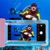 Wodoodporne etui na telefon 115 mm x 220 mm torebka na basen plażę czarny
