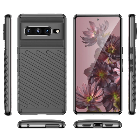 HURTEL ELASTYCZNE ETUI CASE POKROWIEC DO GOOGLE PIXEL 7 PRO OCHRONA TELEFON