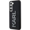 Etui Karl Lagerfeld 3D Rubber Glitter Logo na Samsung Galaxy S23+ - czarne