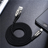 Joyroom Sharp Series kabel do szybkiego ładowania USB-A - Lightning 3A 1.2m czarny (S-M411)