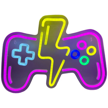 BELINE NEON LIGHT GAMEPAD DO POKOJU GRACZA LED RGB ZMIENNE KOLORY