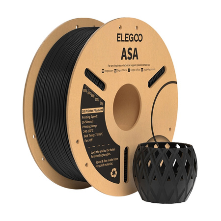 ELEGOO ASA FILAMENT DO DRUKAREK 3D DO MODELI WYSOKIEJ JAKOŚCI DO DRUKÓW