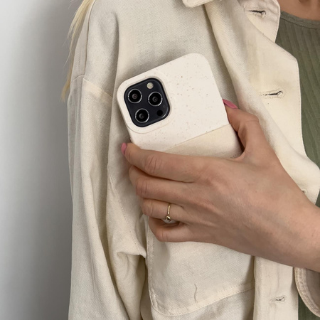 Eco Case etui iPhone 14 Pro silikonowy degradowalny pokrowiec miętowozielone