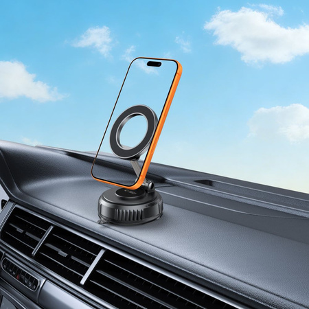 TECH-PROTECT N61 MAGNETIC MAGSAFE WINDSHIELD & DASHBOARD CAR MOUNT BLACK