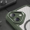 HURTEL ETUI SILIKONOWE CASE POKROWIEC DO MAGSAFE IPHONE 16 ZIELONE LEADING