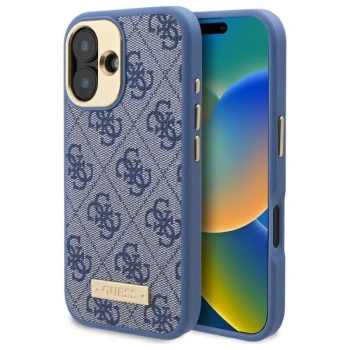 Guess GUHMP16MU4GPRB iPhone 16 Plus6.7 niebieski/blue hardcase 4G Logo Plate MagSafe