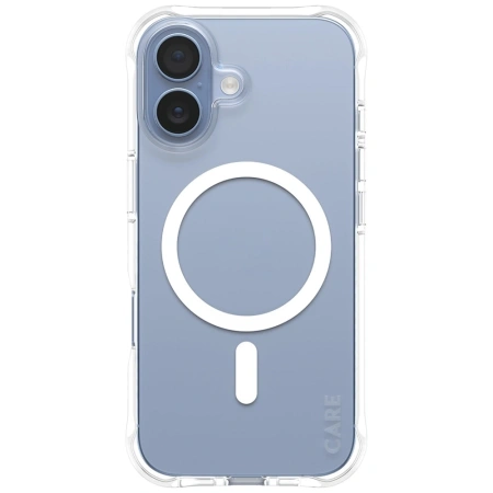 Etui CARE by PanzerGlass Fashionable Samba w. White MagSafe na iPhone 17 - przezroczyste