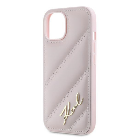 KARL LAGERFELD KLHCP15SPQDSMGP ETUI DO IPHONE 15 14 13 6.1 HARDCASE