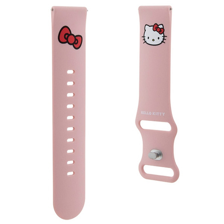 HELLO KITTY PASEK ZEGARKOWY 22MM DO SMARTWATCH Z GŁOWĄ KITTY SILIKONOWY