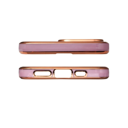 HURTEL ETUI CASE POKROWIEC ŻELOWY DO XIAOMI REDMI NOTE 11 ZŁOTA RAMKA